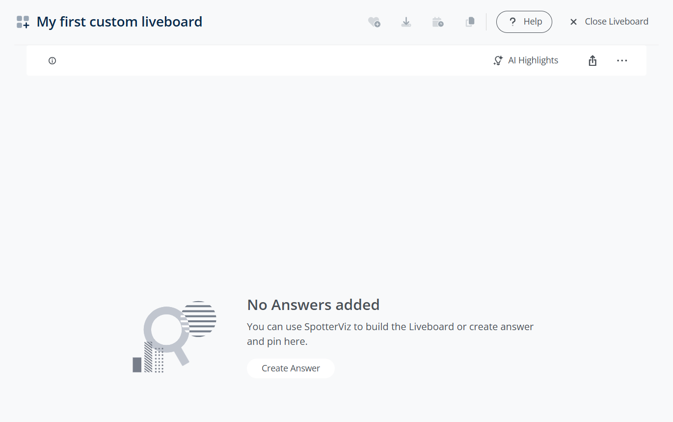Empty liveboard