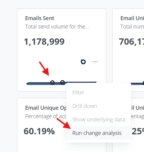 Liveboard run change analysis
